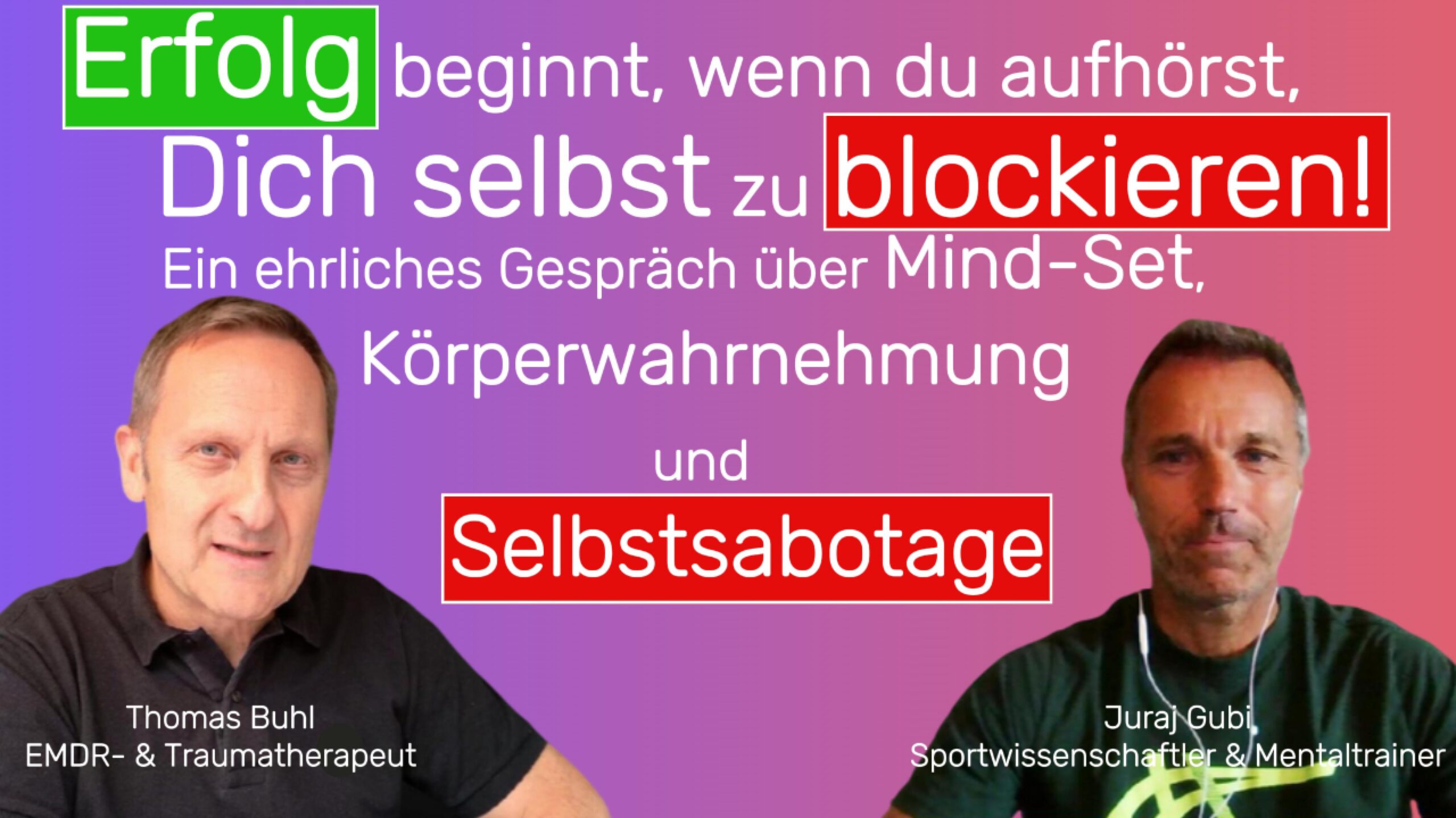 Blockaden, Selbstsabotage & Mindset – mit EMDR zum Erfolg